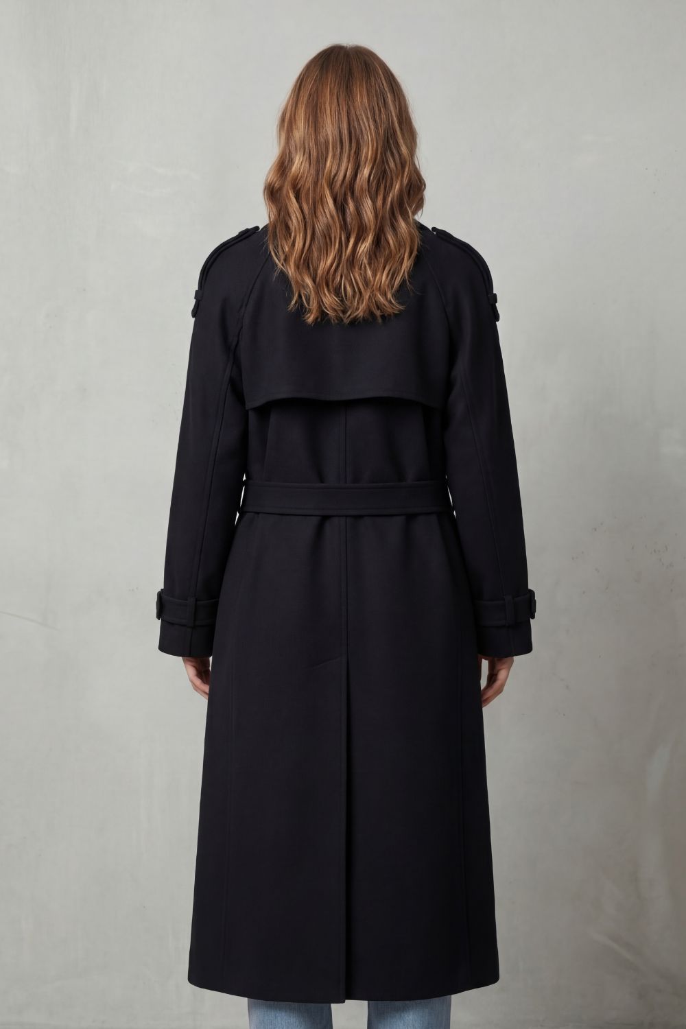 Women's Wool Trench Coat in an Oversized Fit