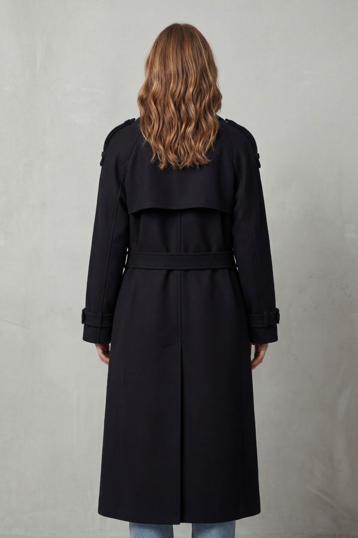 Women's Wool Trench Coat in an Oversized Fit