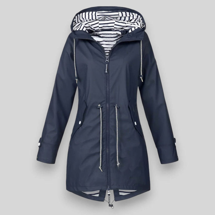 Women's Waterproof Rain Jacket with Adjustable Hood