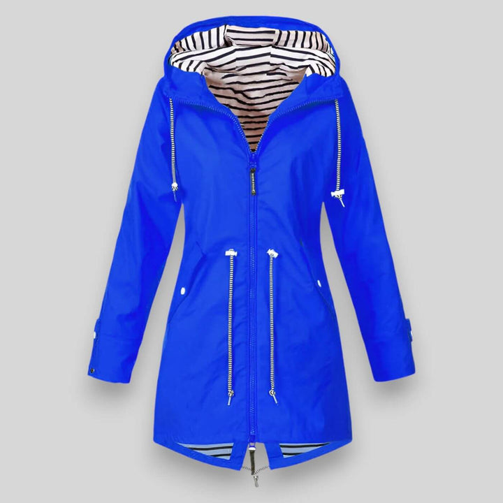 Women's Waterproof Rain Jacket with Adjustable Hood