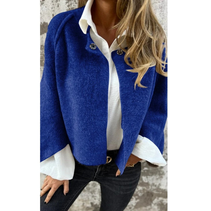 Women's Cashmere Feel Short Jacket in Loose Fit